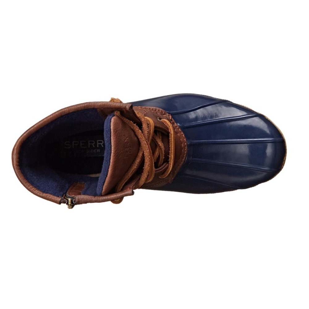 New In Box Sperry Saltwater Rain Boot, Navy, Size 6 Big Kid - Picture 5 of 9
